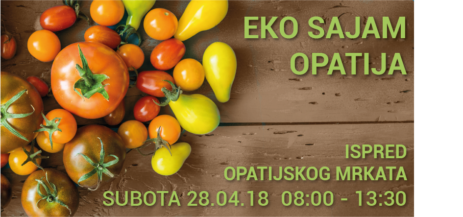 Eko sajam Opatija ove subote 28.4.2018. ispred opatijskog Mrkata
