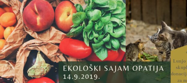 Ekološki sajam Opatija, u subotu 14. rujna ispred Mrkata