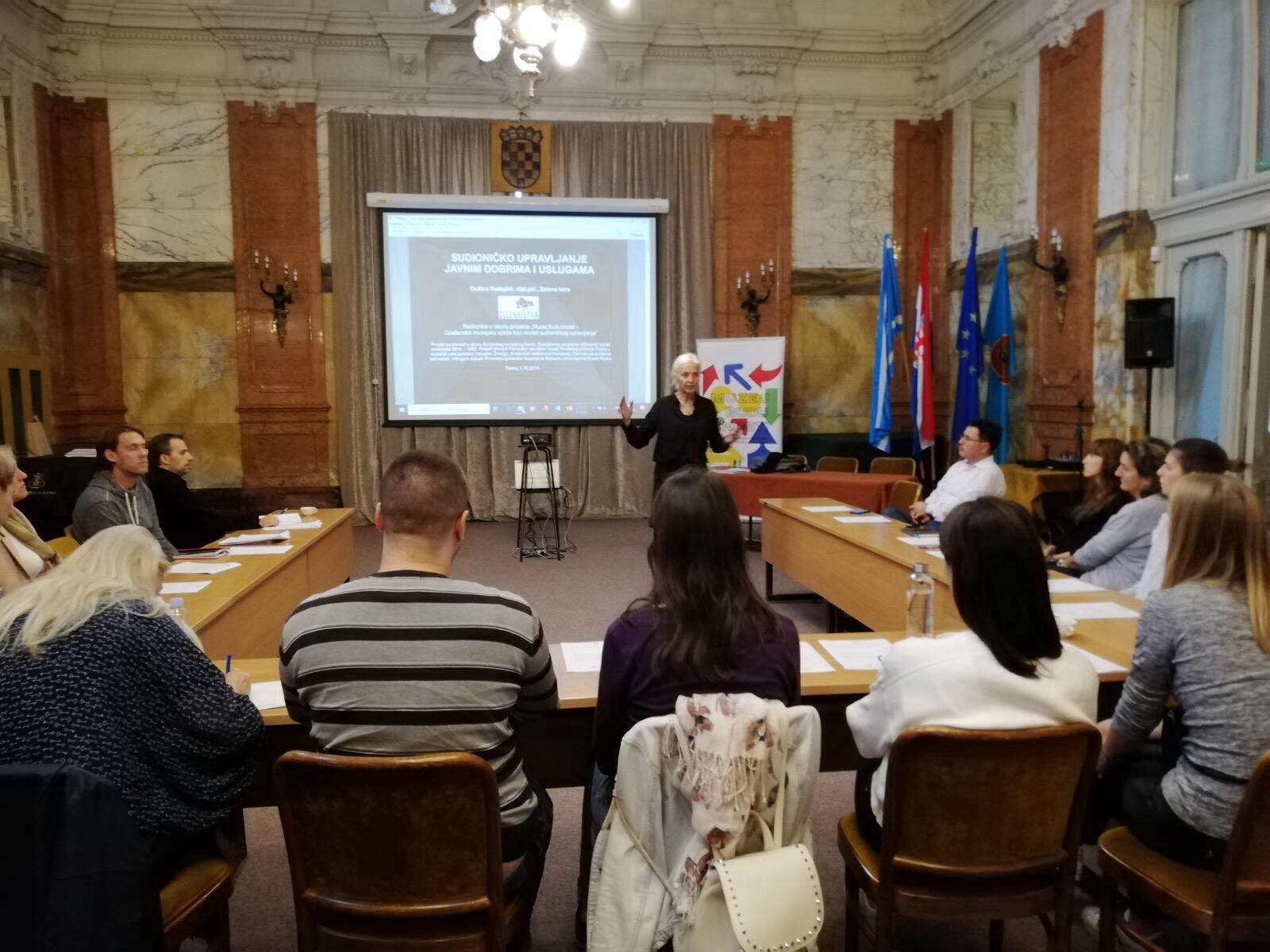 Radionica “Muzej budućnosti: Zajednička dobra i širi društveni angažman sudioničkim upravljanjem – primjeri dobre prakse”