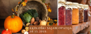 Drugi jesenski Eko sajam Opatija – ove subote, 16.11.2019. na Mrkatu