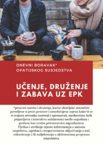 Dnevni boravak opatijskog susjedstva – Društvene stolne igre
