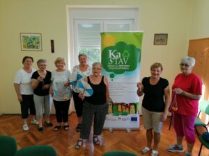 Održali smo 4 radionice ponovne upotrebe za umirovljenike Grada Kastva