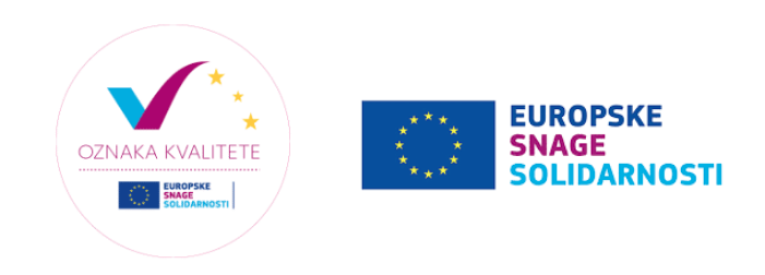 Žmergu dodijeljena Oznaka kvalitete za program Europskih snaga solidarnosti