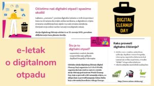 Digitalni letak sa savjetima za „zelene“ online navike