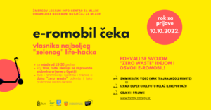 Novi e-romobil čeka, vlasnika najboljeg “zelenog life-hack-a”!