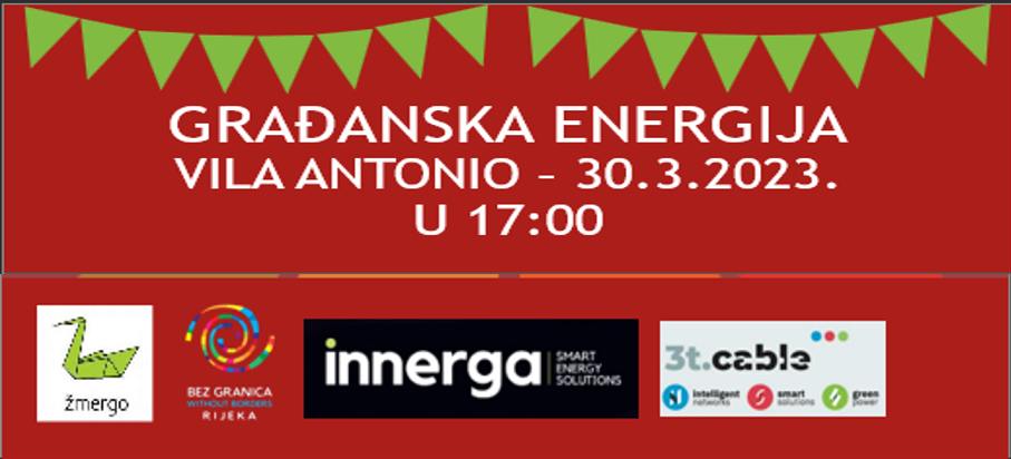 Poziv na predavanje “Građanska energija”