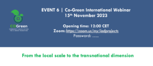 Transnacionalni webinar “Od lokalne razmjene do transnacionalne dimenzije”