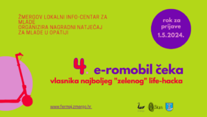Počela Žmergova utrka za vlasnika e-romobila i najboljeg “zelenog” life-hacka!