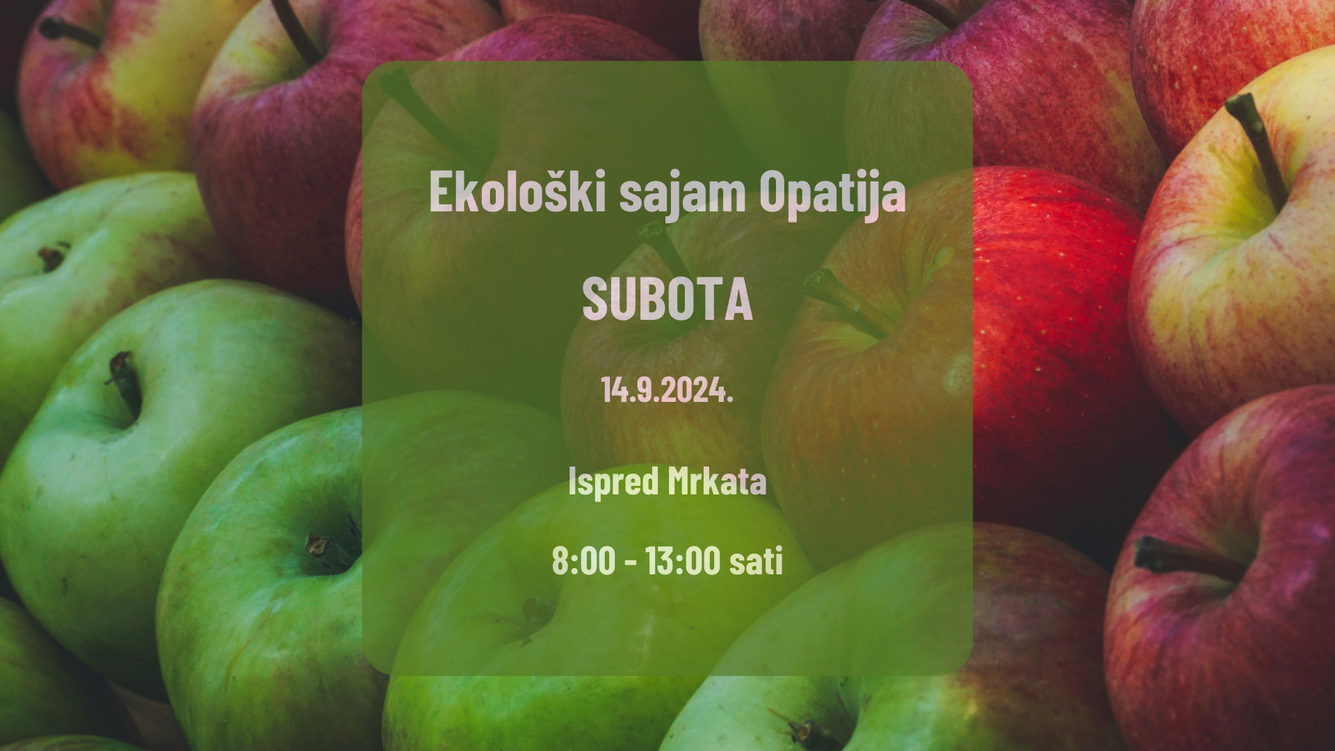 Ekološki sajam Opatija // 14. rujna 2024.