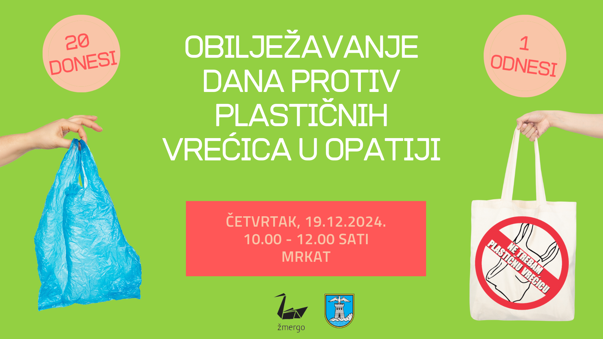 Zamijeni 20 iskorištenih plastičnih za jednu platnenu na Dan protiv plastičnih vrećica