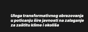 Kako obrazovanjem mijenjamo svijet? Mlada Jelena zna – i podijelila je s nama rezultate svog istraživanja