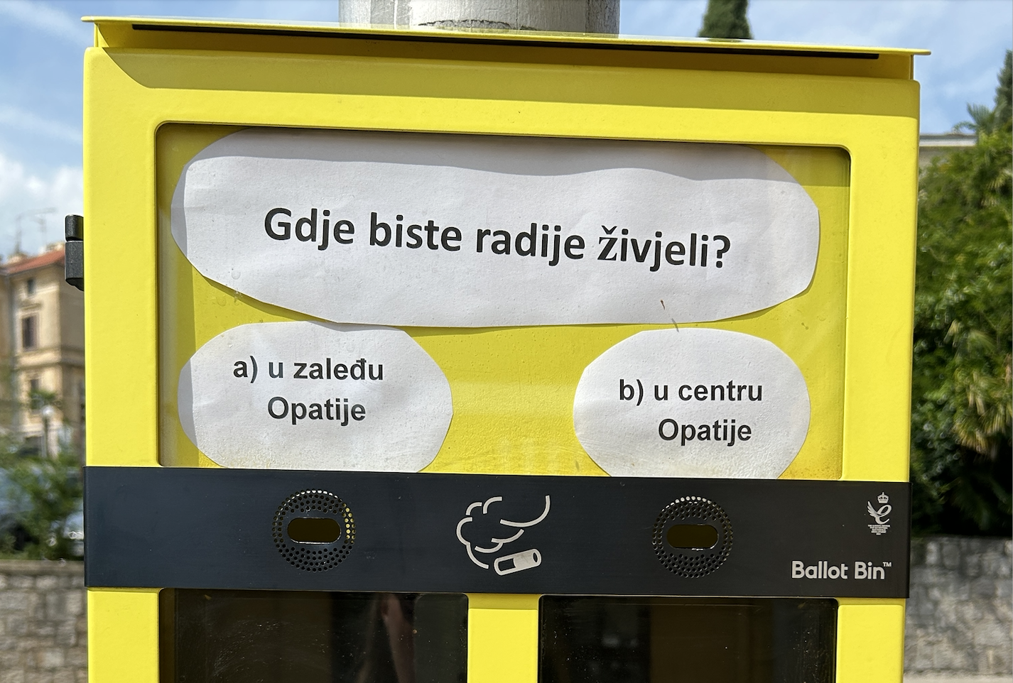 Novo pitanje u Žmergovoj Čikobernici: Gdje biste u Opatiji radije živjeli?