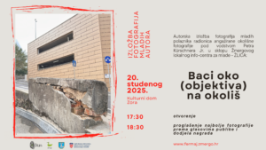 Pozivnica na godišnju izložbu fotografija mladih autora Baci oko (objektiva) na okoliš!