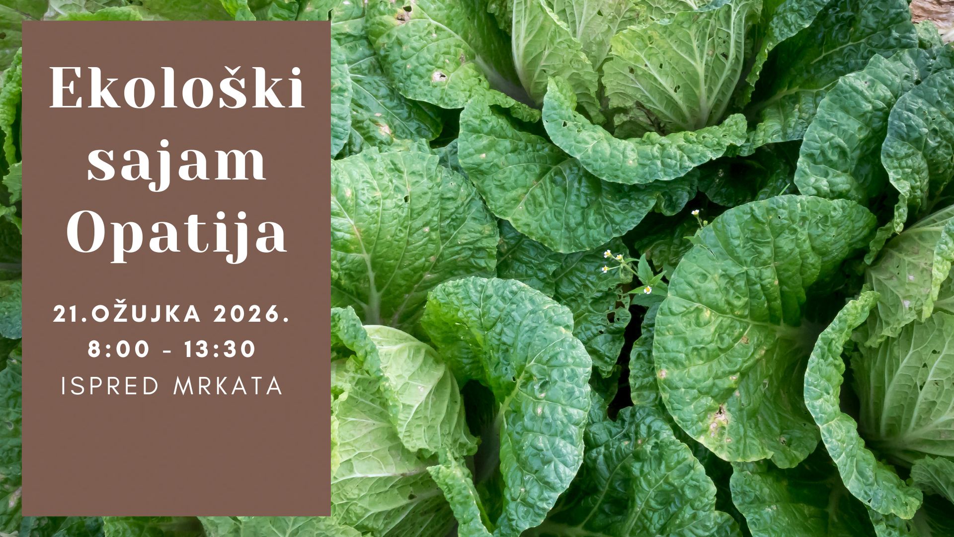 Ekološki sajam Opatija // 21. ožujka 2026.